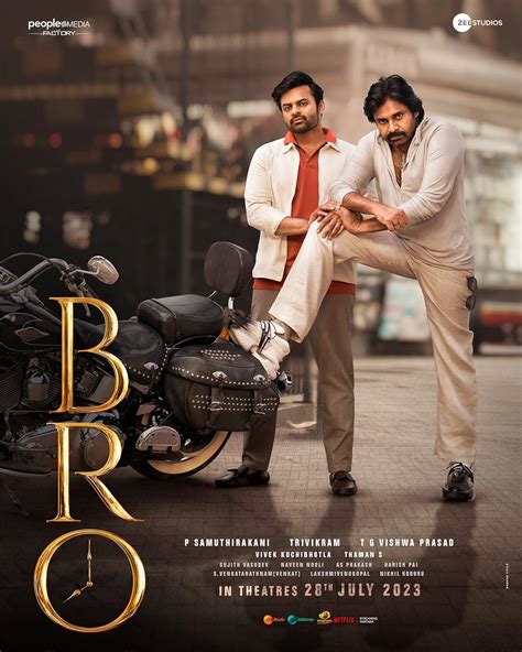 <b>Movie</b> : <b>Bro</b> Category : South <b>Movies</b> Genre : Thriller, Action Release : 2023 Country : India Cast : Pawan Kalyan, Sai Dharam Tej, Priya Prakash Varrier, Ketika Sharma, Brahmanandam Quality : CAM Markandeya aka Mark (Sai Dharam Tej) is always busy with work and is the sole earning member in his family. . Bro movie download isaimini